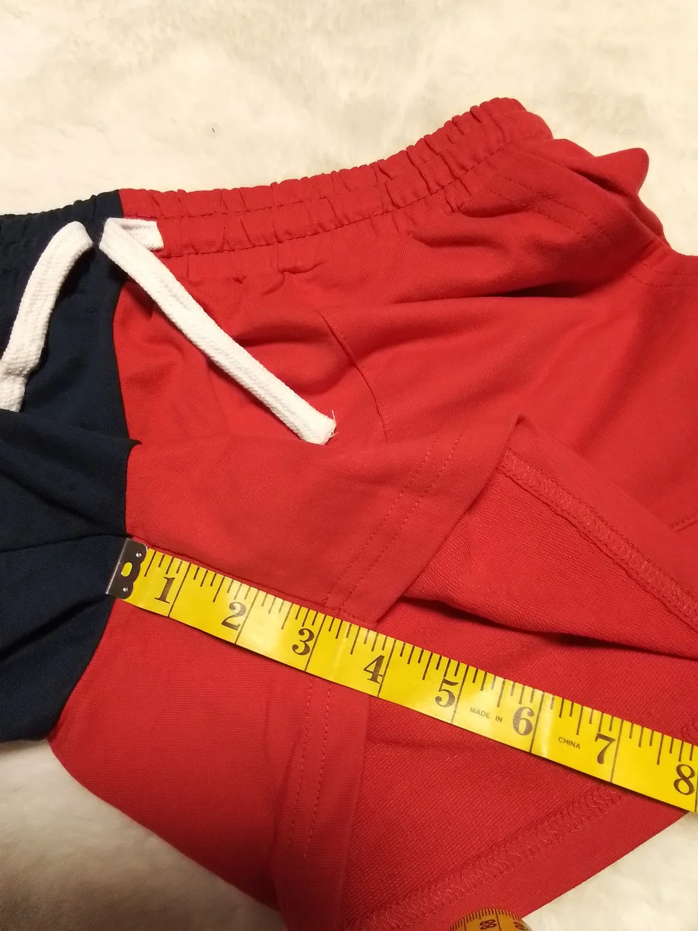 Genuine Merchandise Women’s Boston Red Sox Two-Tone Navy and Red Shorts